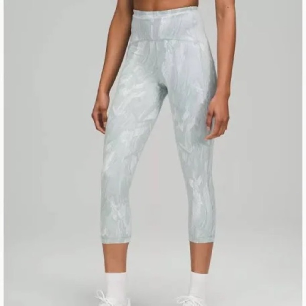 NWT Lululemon Swift Speed HR Crop 21" REEJ size 10 (LW6CB6S)